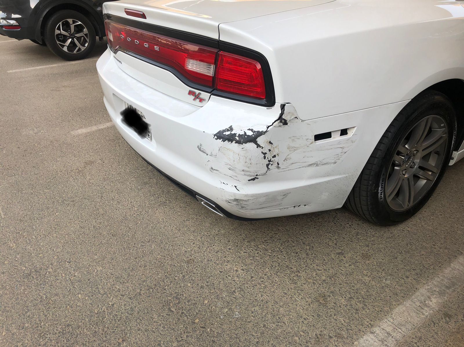 صدام خلفي وكالة دودج تشارجر 2014 ستاندر تشليح